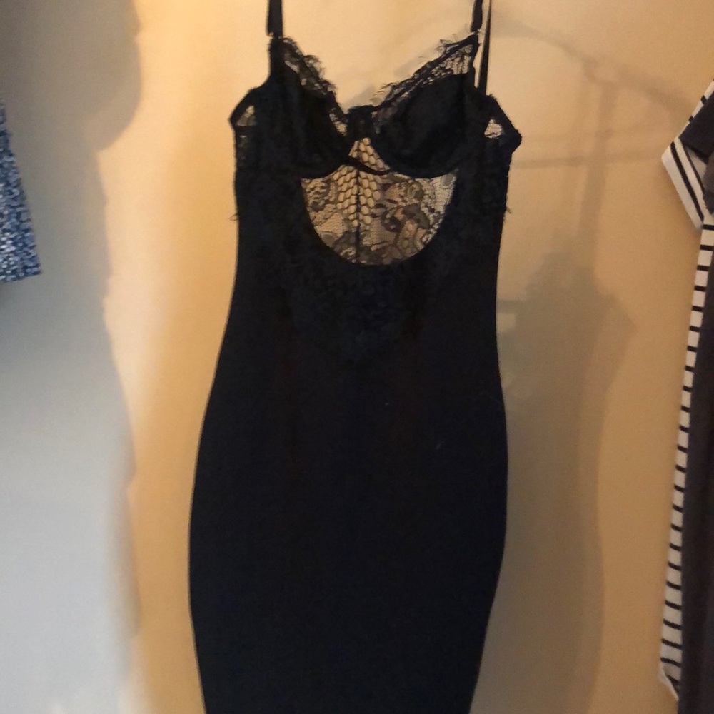 black body con dress